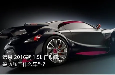远景 2016款 1.5L 自动幸福版属于什么车型？