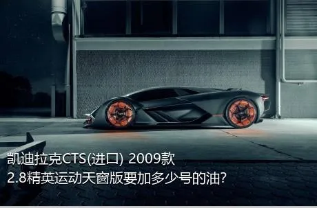 凯迪拉克CTS(进口) 2009款 2.8精英运动天窗版要加多少号的油？