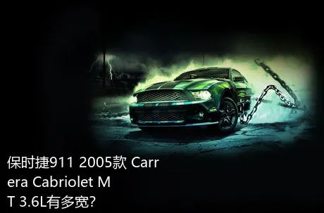 保时捷911 2005款 Carrera Cabriolet MT 3.6L有多宽？