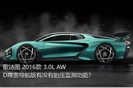 歌诗图 2016款 3.0L AWD尊贵导航版有没有胎压监测功能？