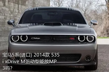 宝马5系(进口) 2014款 535i xDrive M运动型能放MP3吗？