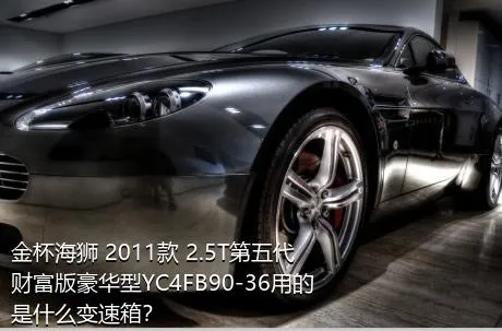 金杯海狮 2011款 2.5T第五代财富版豪华型YC4FB90-36用的是什么变速箱？