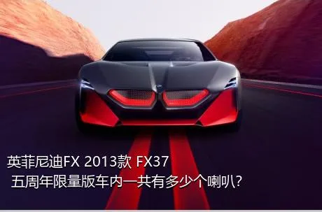 英菲尼迪FX 2013款 FX37 五周年限量版车内一共有多少个喇叭？