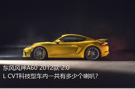 东风风神A60 2012款 2.0L CVT科技型车内一共有多少个喇叭？
