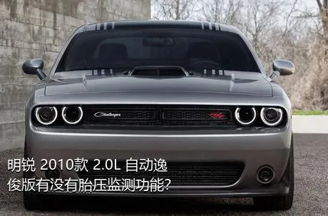 明锐 2010款 2.0L 自动逸俊版有没有胎压监测功能？