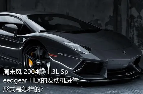 周末风 2004款 1.3L Speedgear HLX的发动机进气形式是怎样的？