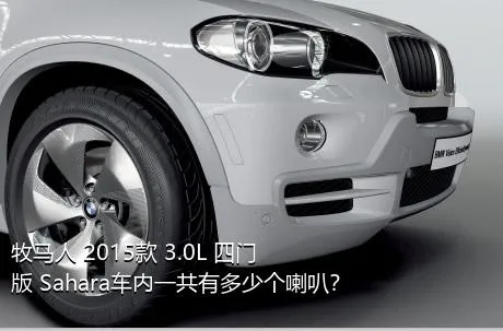 牧马人 2015款 3.0L 四门版 Sahara车内一共有多少个喇叭？