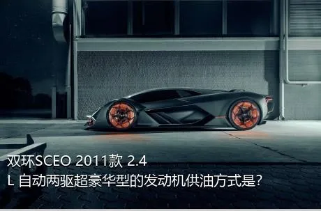 双环SCEO 2011款 2.4L 自动两驱超豪华型的发动机供油方式是？