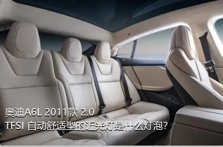 奥迪A6L 2011款 2.0 TFSI 自动舒适型的近光灯是什么灯泡？