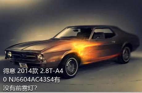 得意 2014款 2.8T-A40 NJ6604AC43S4有没有前雾灯？