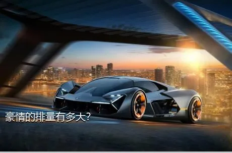 豪情的排量有多大？