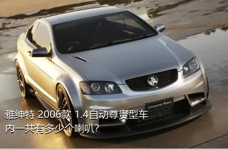 雅绅特 2006款 1.4自动尊贵型车内一共有多少个喇叭？