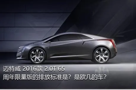 迈特威 2016款 2.0T 65周年限量版的排放标准是？是欧几的车？