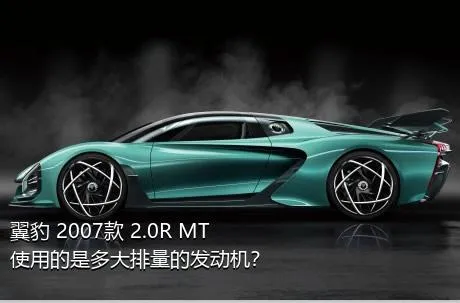 翼豹 2007款 2.0R MT使用的是多大排量的发动机？