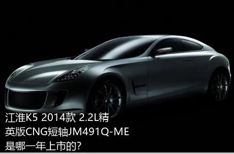 江淮K5 2014款 2.2L精英版CNG短轴JM491Q-ME是哪一年上市的？