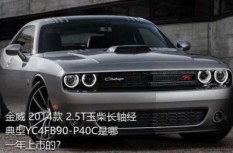 金威 2014款 2.5T玉柴长轴经典型YC4FB90-P40C是哪一年上市的？
