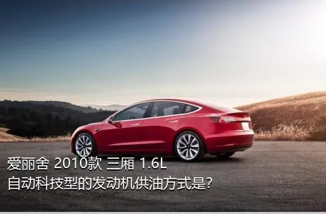 爱丽舍 2010款 三厢 1.6L 自动科技型的发动机供油方式是？