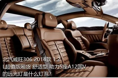 北汽威旺306 2014款 1.2L超值版厢货 舒适型 助力5座A12国V的远光灯是什么灯泡？