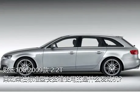 财运100 2009款 2.2T莱动柴油标准型长货箱使用的是什么发动机？