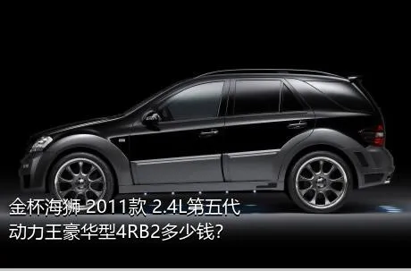 金杯海狮 2011款 2.4L第五代动力王豪华型4RB2多少钱？
