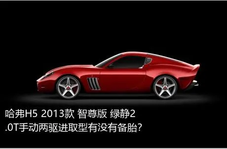 哈弗H5 2013款 智尊版 绿静2.0T手动两驱进取型有没有备胎？
