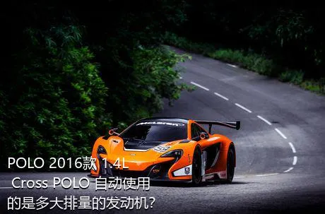 POLO 2016款 1.4L Cross POLO 自动使用的是多大排量的发动机？