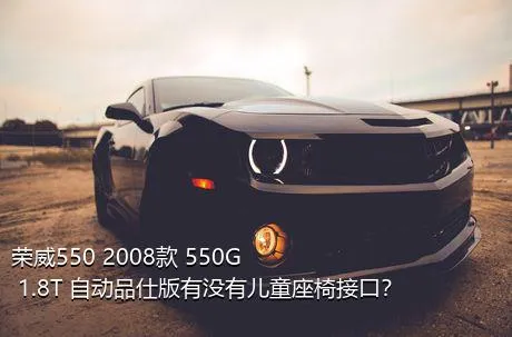 荣威550 2008款 550G 1.8T 自动品仕版有没有儿童座椅接口？