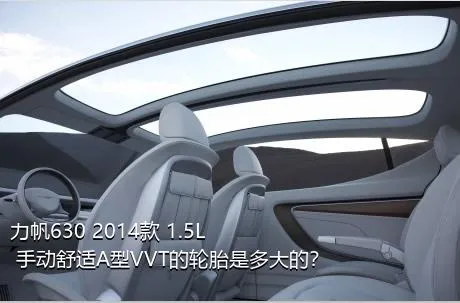力帆630 2014款 1.5L 手动舒适A型VVT的轮胎是多大的？