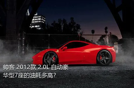 帅客 2012款 2.0L 自动豪华型7座的油耗多高？