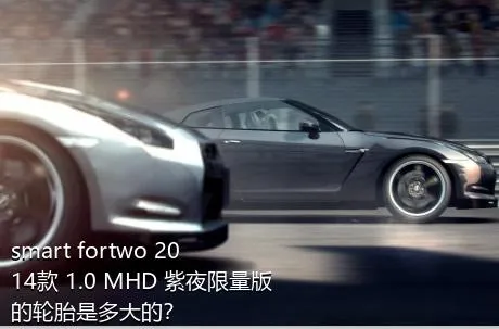 smart fortwo 2014款 1.0 MHD 紫夜限量版的轮胎是多大的？