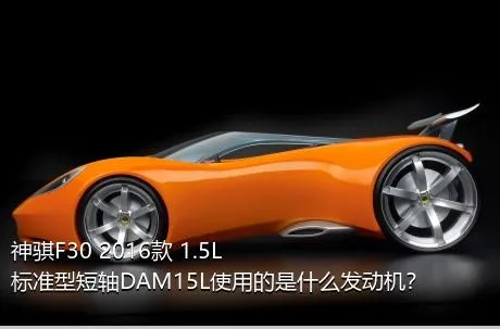 神骐F30 2016款 1.5L标准型短轴DAM15L使用的是什么发动机？