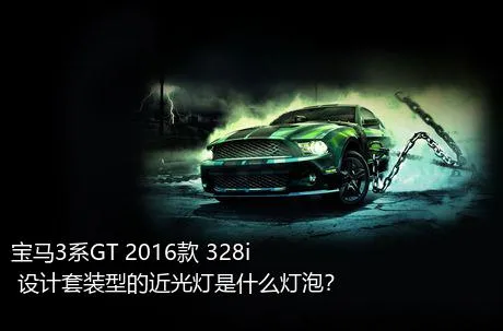 宝马3系GT 2016款 328i 设计套装型的近光灯是什么灯泡？