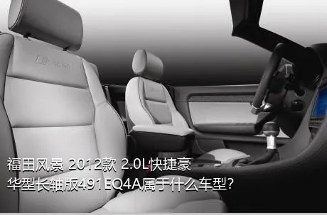 福田风景 2012款 2.0L快捷豪华型长轴版491EQ4A属于什么车型？