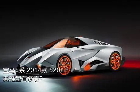 宝马5系 2014款 520Li 典雅型有多高？