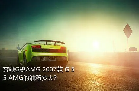 奔驰G级AMG 2007款 G 55 AMG的油箱多大？
