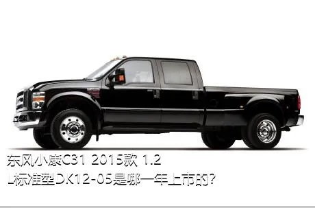 东风小康C31 2015款 1.2L标准型DK12-05是哪一年上市的？