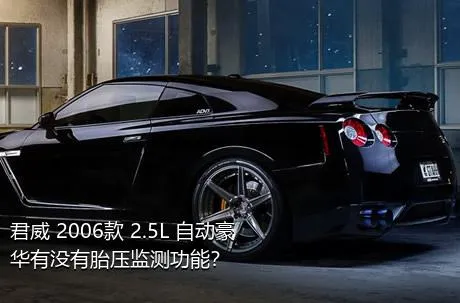 君威 2006款 2.5L 自动豪华有没有胎压监测功能？