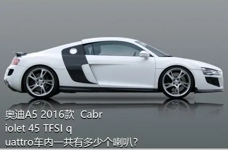 奥迪A5 2016款  Cabriolet 45 TFSI quattro车内一共有多少个喇叭？