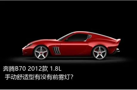奔腾B70 2012款 1.8L 手动舒适型有没有前雾灯？