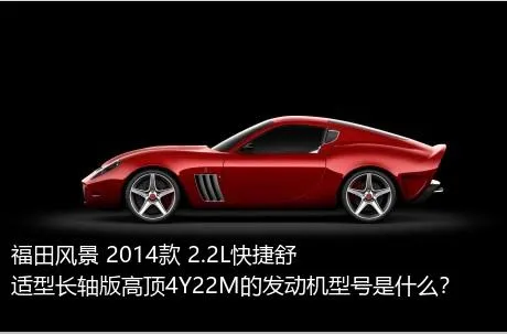 福田风景 2014款 2.2L快捷舒适型长轴版高顶4Y22M的发动机型号是什么？