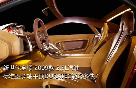 新世代全顺 2009款 2.3L汽油标准型长轴中顶DURATEC能跑多快？