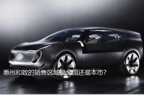 惠州和致的销售区域是全国还是本市？
