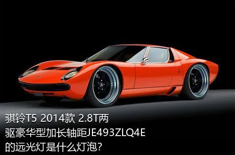 骐铃T5 2014款 2.8T两驱豪华型加长轴距JE493ZLQ4E的远光灯是什么灯泡？
