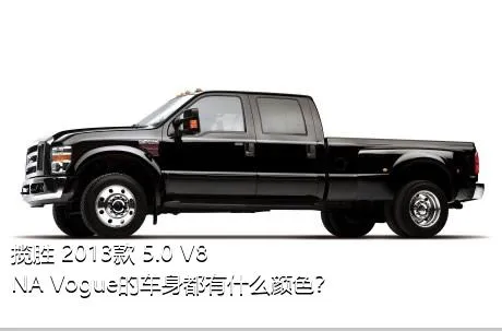 揽胜 2013款 5.0 V8 NA Vogue的车身都有什么颜色？