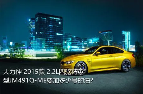 大力神 2015款 2.2L四驱精英型JM491Q-ME要加多少号的油？