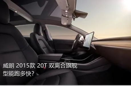 威朗 2015款 20T 双离合旗舰型能跑多快？