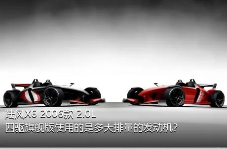 陆风X6 2006款 2.0L 四驱旗舰版使用的是多大排量的发动机？