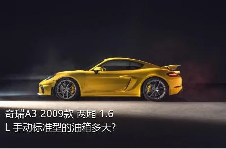 奇瑞A3 2009款 两厢 1.6L 手动标准型的油箱多大？