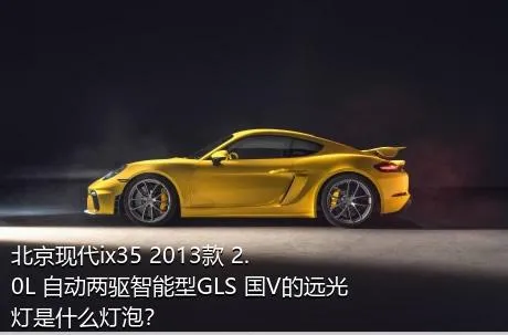 北京现代ix35 2013款 2.0L 自动两驱智能型GLS 国V的远光灯是什么灯泡？