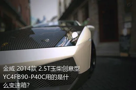 金威 2014款 2.5T玉柴创意型YC4FB90-P40C用的是什么变速箱？